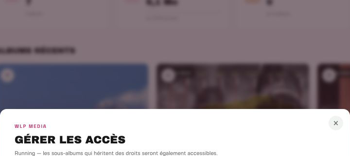 Permissions d’un album
